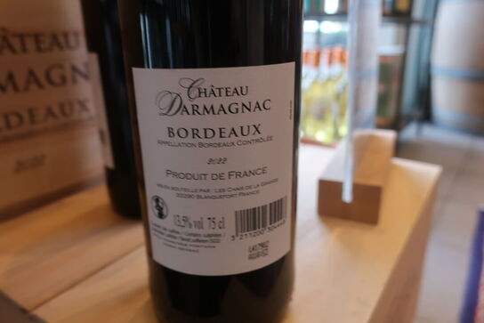 6 fl. Rødvin CHÂTEAU DARMAGNAC Bordeaux 2022