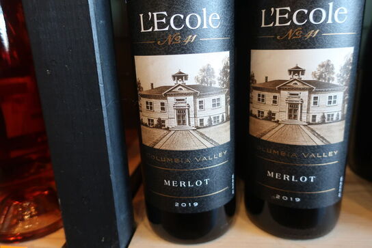 4 fl. Rødvin L'ECOLE Merlot 2019