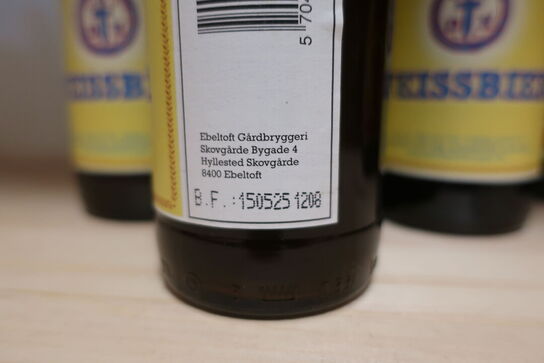 18 fl. Øl EBELTOFT GÅRDBRYGGERI WILDFLOWER IPA, WEISSBIER m.m.