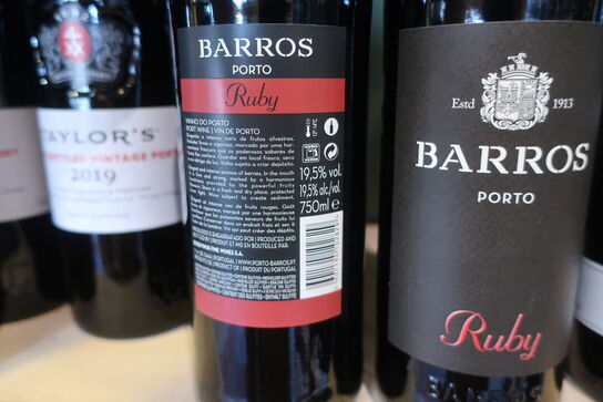 3 fl. Portvin Barros Porto Ruby