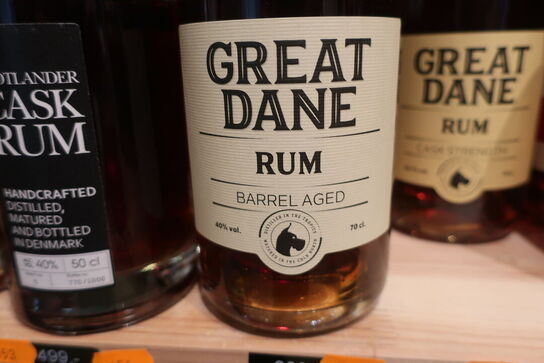 1 fl. Rom GREAT DANE Rum Barrel Aged