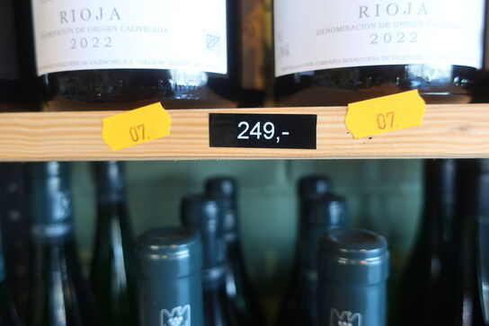 5 fl. Rødvin VALENCISO Fermentado En Barrica Rioja 2022