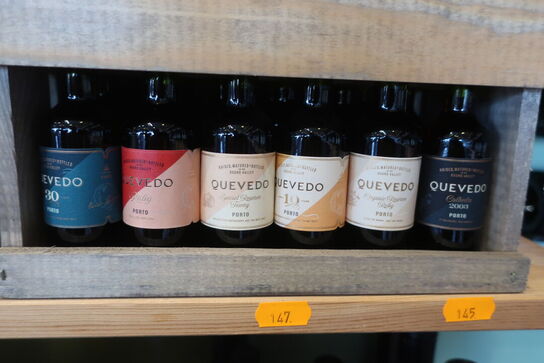 2 kasser med portvin PORTO Quevedo Premium 