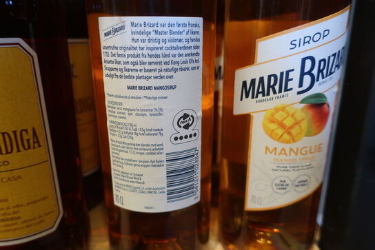 7 fl. Mangosirup MARIE BRIZARD