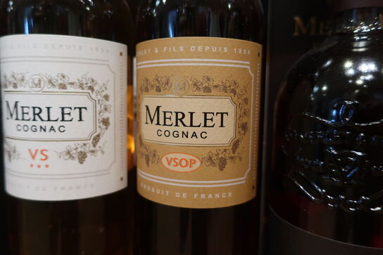 3 fl. Cognac MERLET VSOP
