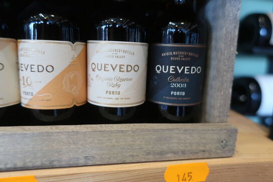 2 kasser med portvin PORTO Quevedo Premium 