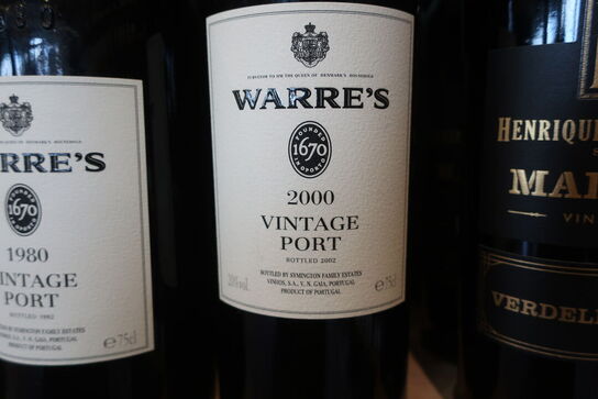 1 fl. Portvin WARRE'S 2000 Vintage Port