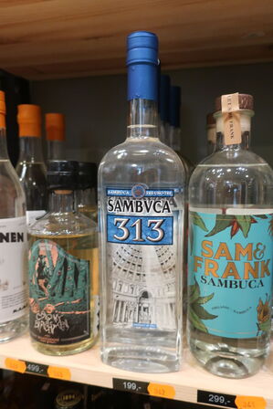 4 fl. Sambuca TRE-UNO-TRE 313