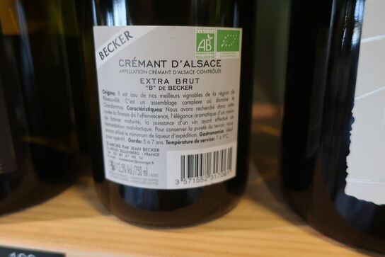 4 fl. Mousserendevin BECKER Extra Brut Crémant D'Alsace