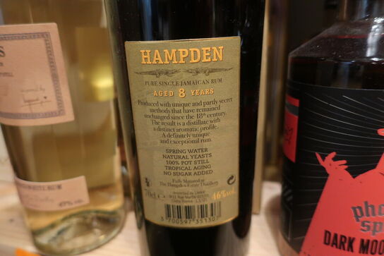 1 fl. Rom HAMPDEN Estate Pure Single Jamaican Rum Aged 8 Years