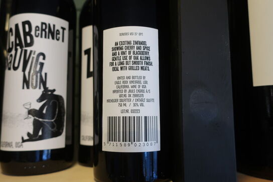 6 fl. Rødvin ZINFANDEL Lodi 2017