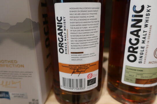 1 fl. Whiskey MOSGAARD Organic Single Malt Whisky