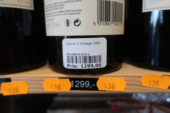 1 fl. Portvin WARRE'S 1980 Vintage Port