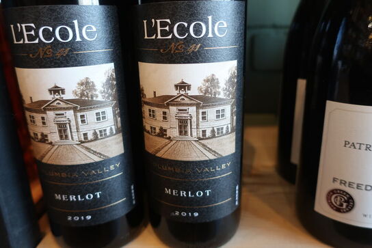 4 fl. Rødvin L'ECOLE Merlot 2019