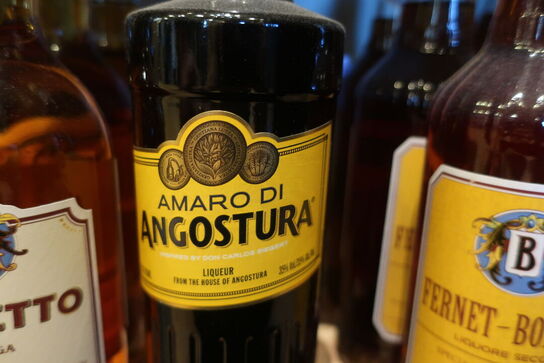 5 fl. Amaretto BORDIGA, AMARO DI Angostura