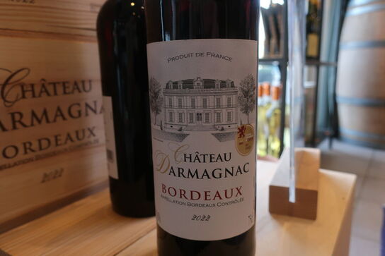 6 fl. Rødvin CHÂTEAU DARMAGNAC Bordeaux 2022