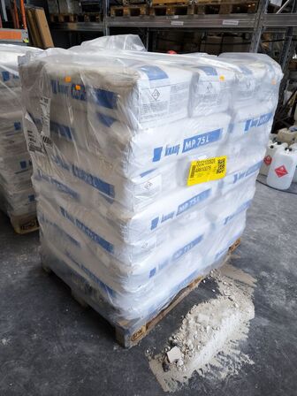 Palle med gipspuds KNAUF MP 75 L