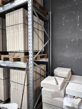5 fag pallereoler uden indhold (læs beskrivelse)