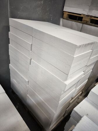 6 stk. paller med betonelementer