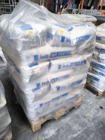 Palle med gipspuds KNAUF MP 75 L
