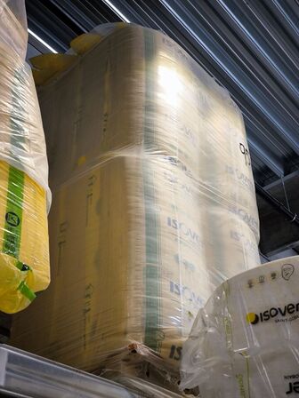 3 stk. paller med isolering ISOVER