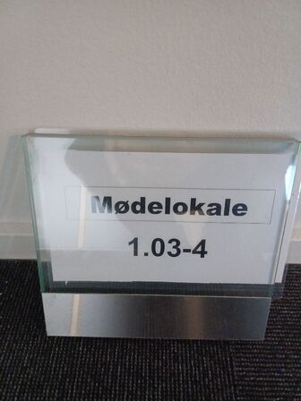 31 stk. lokaleskilte (er nedtaget ved udlevering)