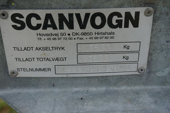 Mandskabsvogn, SCANVOGN 2000. Tidligre reg nr: SR1833