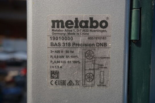 Båndsav, METABO BAS 318