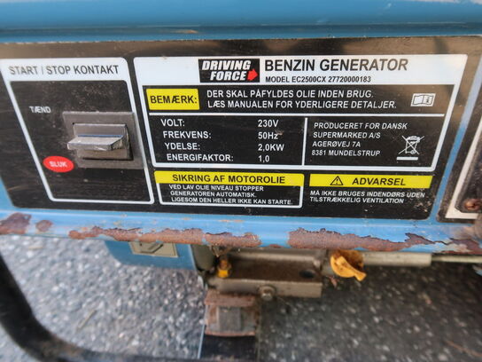 Diesel generator (momsfri)