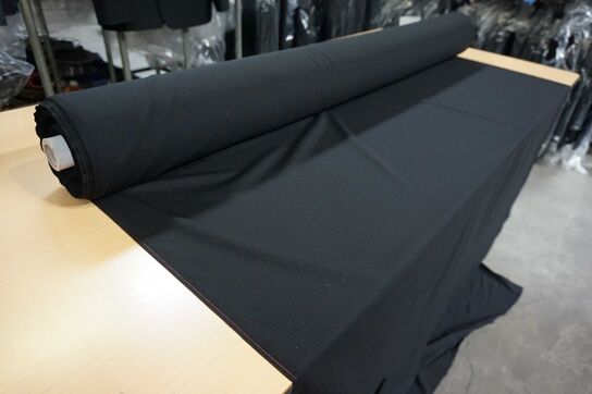 1 Stofrulle ca. 34 meter Bombay Rayon 60313   Color: 010/4 Black