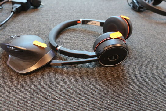 Headset JABRA samt mus