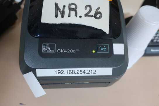 Labelprinter ZEBRA GK420d