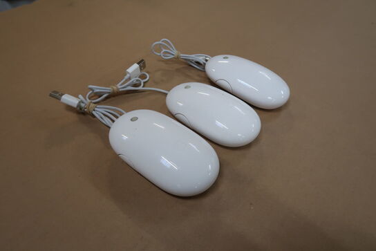 3 x Apple Mouse A1152