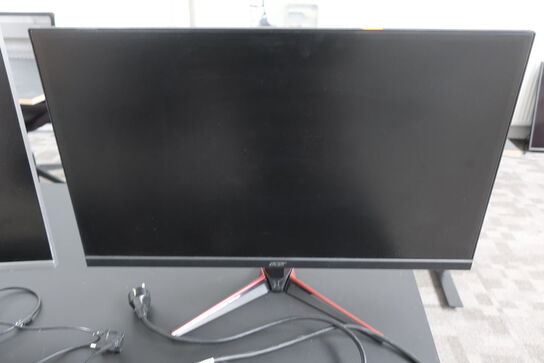 2 stk. monitor SAMSUNG C27F591FDU OG ACER VG270