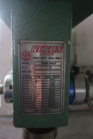 Bordsøjleboremaskine REXON Hansen RDM-150A