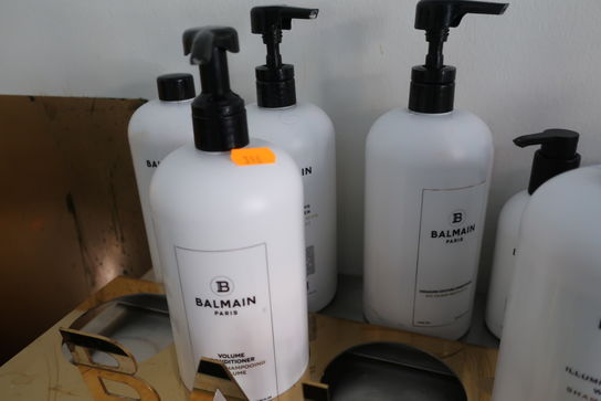 10 stk. hårprodukter bl.a. hårshampoo samt hårbalsam BALMAIN, OLAPLEX