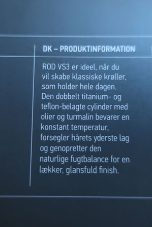 Krøllejern HH SIMONSEN ROD VS3