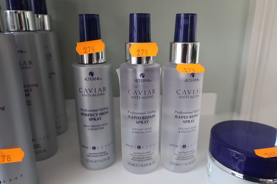 1 stk. varmebeskyttende spray samt 2 stk. repair spray ALTERNA CAVIAR