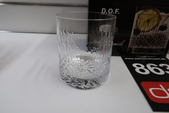 5 stk. Luigi Bormioli Diamante - Vandglas/Whiskyglas 38 cl, 4-pak