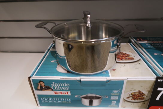 Jamie Oliver Tefal gryder med låg 3 L & 4,7 L