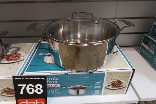 Jamie Oliver Tefal gryder med låg 3 L & 4,7 L