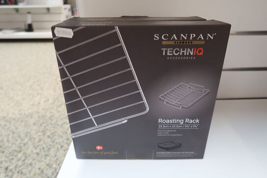 3 stk. Scanpan TechnIQ rist 23,5x23,5 cm til bradepande