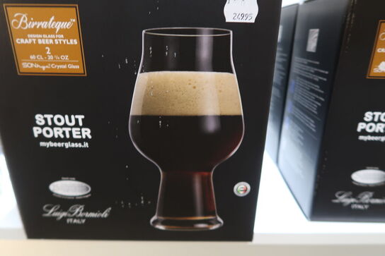 6 stk. Luigi Bormioli Birrateque ølglas stout/porter glas 60 cl 