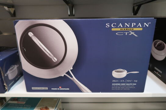 Scanpan CTX non-stick sauteuse med glaslåg 26 cm