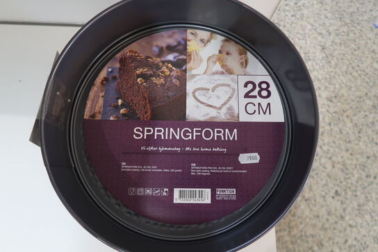 3 stk. Springform ø28 Cm Non Stick Fra Funktion - Sello