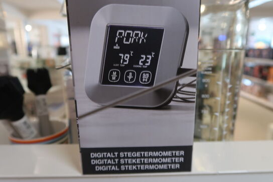 2 stk. Funktion roasting thermometer with timer