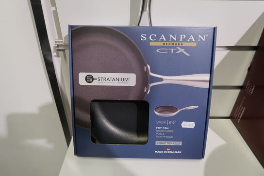 2 stk. Scanpan CTX non-stick stegepande Ø24 cm & Ø28 cm