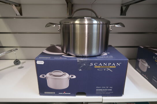 Scanpan gryde med låg 4,8 liter 24 cm CTX