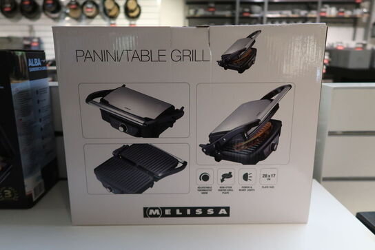 Melissa - Paninigrill - 1600 Watt - Justerbar termostat