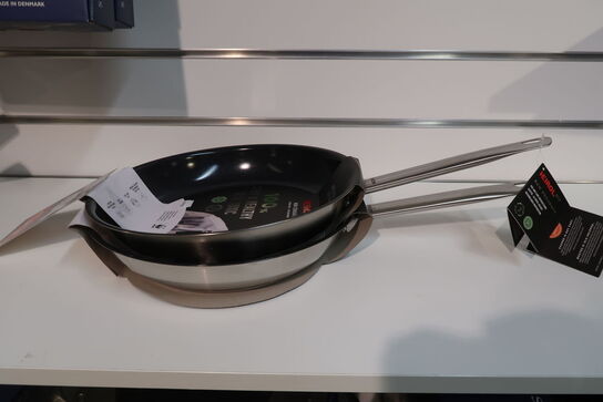 2 stk. Heirol Cerasafe Pro non-stick stegepande 28 cm 